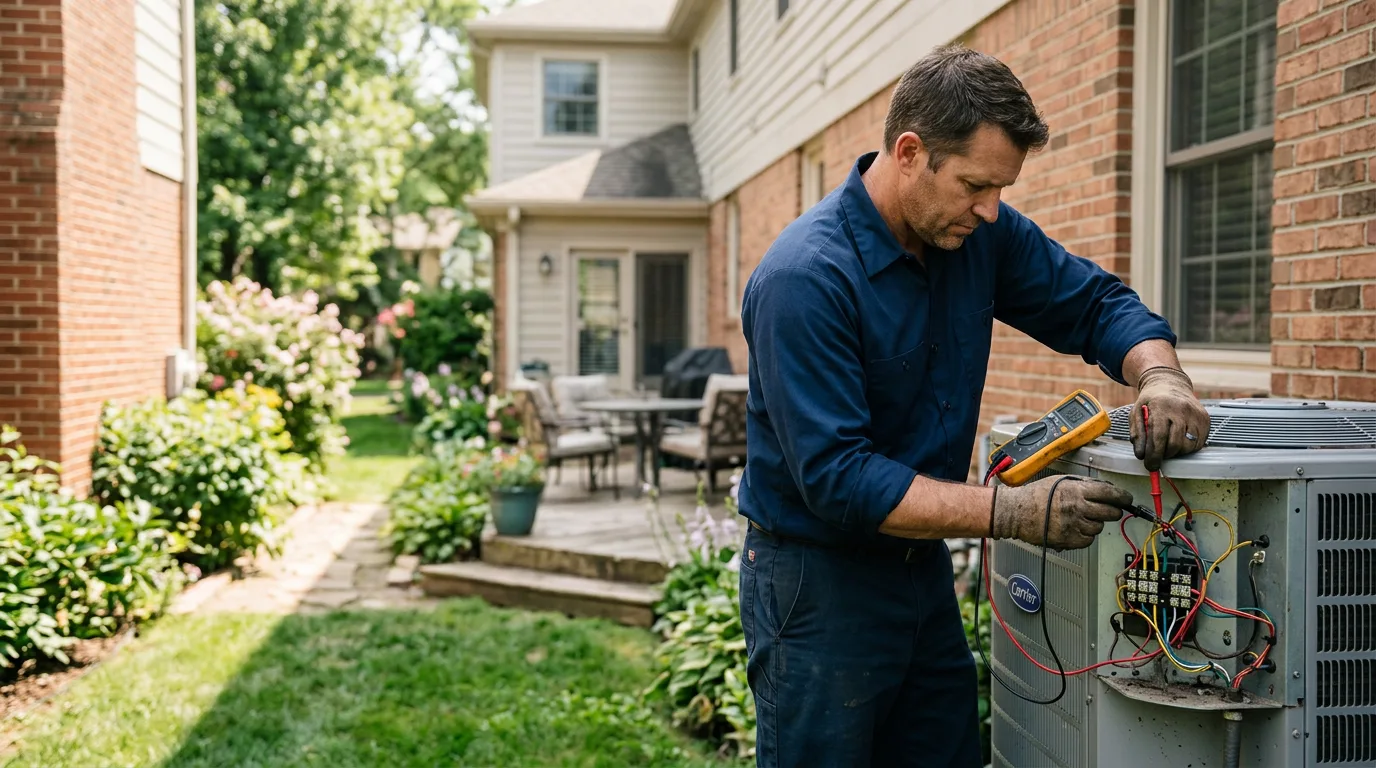 HVAC technician working near Gaylord, KS